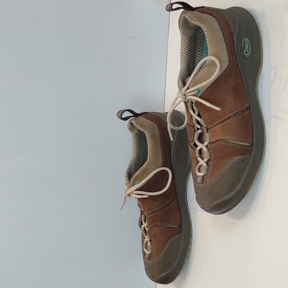 Chaco Women's Torlan Mudslide Nubuck Leather Suede Athletic Lace-Up Shoes - Picture 5 of 14